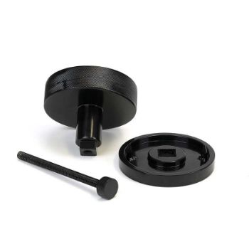 Picture of Black Brompton Centre Door Knob (Art Deco) - 46755