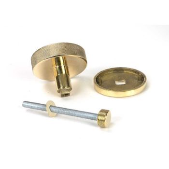 Picture of Polished Brass Brompton Centre Door Knob (Art Deco) - 50827