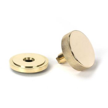 Picture of Polished Brass Brompton Centre Door Knob (Art Deco) - 50827