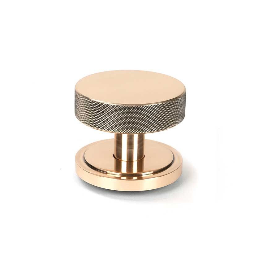 Picture of Polished Bronze Brompton Centre Door Knob (Art Deco) - 46751