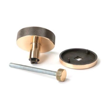 Picture of Polished Bronze Brompton Centre Door Knob (Art Deco) - 46751