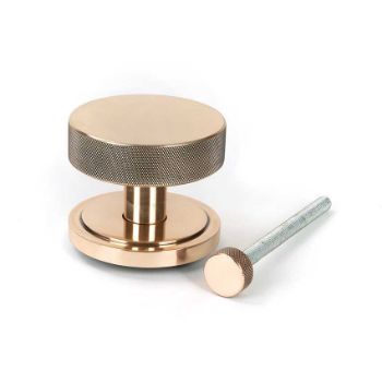 Picture of Polished Bronze Brompton Centre Door Knob (Art Deco) - 46751