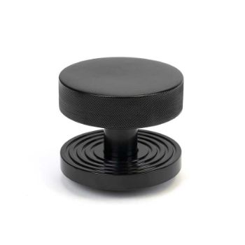 Picture of Black Brompton Centre Door Knob (Beehive) - 46756