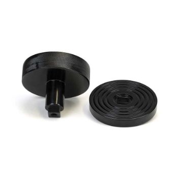 Picture of Black Brompton Centre Door Knob (Beehive) - 46756