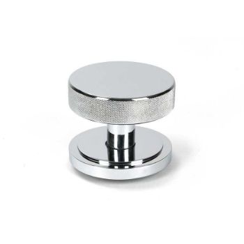 Picture of Polished Chrome Brompton Centre Door Knob (Art Deco) - 46739