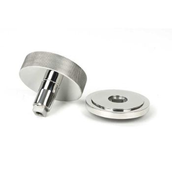 Picture of Polished Marine Stainless Steel (316) Brompton Centre Door Knob (Art Deco) - 46767