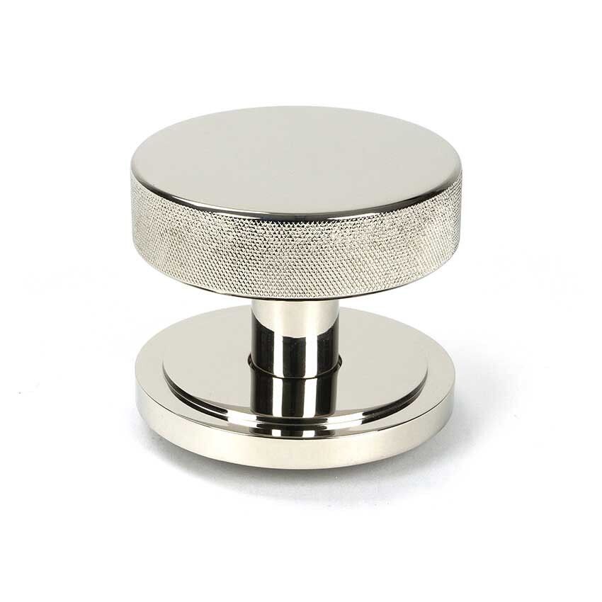 Picture of Polished Nickel Brompton Centre Door Knob (Art Deco) - 46743