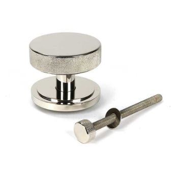 Picture of Polished Nickel Brompton Centre Door Knob (Art Deco) - 46743