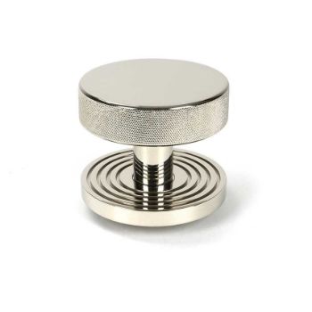 Picture of Polished Nickel Brompton Centre Door Knob (Beehive) - 46744