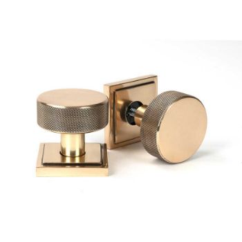 Picture of Polished Bronze Brompton Mortice/Rim Knob Set (Square) - 46793