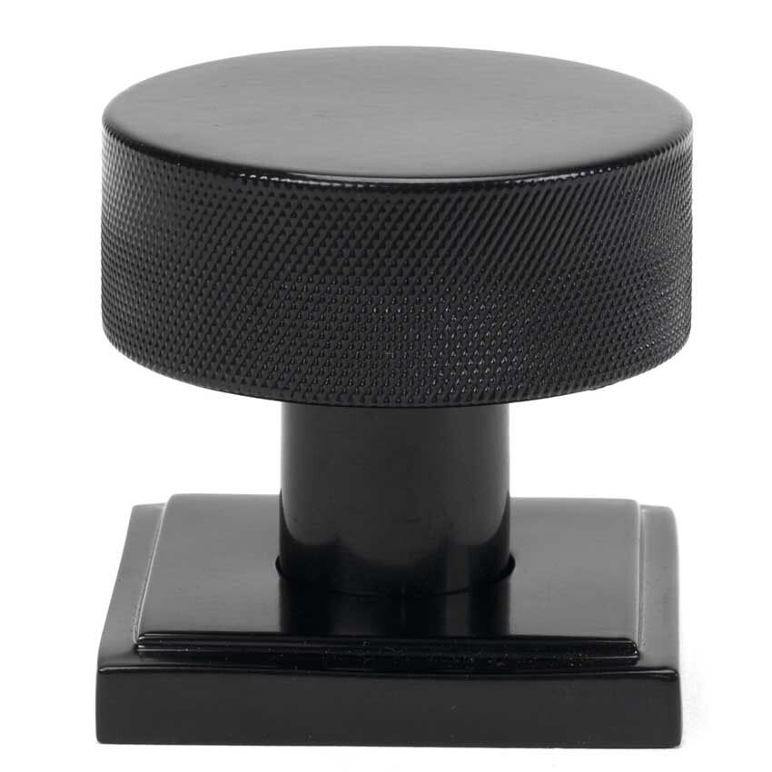 Picture of Black Brompton Mortice/Rim Knob Set (Square) - 46797