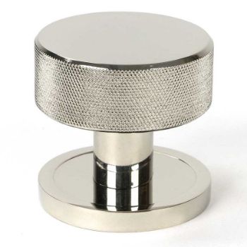 Picture of Polished Nickel Brompton Mortice/Rim Knob Set (Plain) - 46782