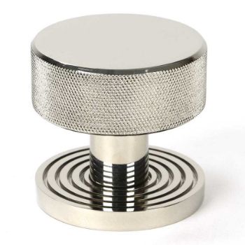 Picture of Polished Nickel Brompton Mortice/Rim Knob Set (Beehive) - 46784