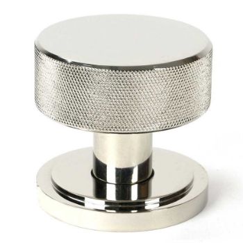 Picture of Polished Nickel Brompton Mortice/Rim Knob Set (Art Deco) - 46783