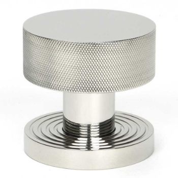 Picture of Polished Marine SS (316) Brompton Mortice/Rim Knob Set (Beehive) - 46808