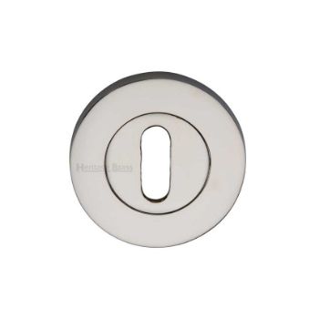 Key Escutcheon in Polished Nickel Finish - RS2000-PNF Picture of Key Escutcheon in Polished Nickel Finish - RS2000-PNF