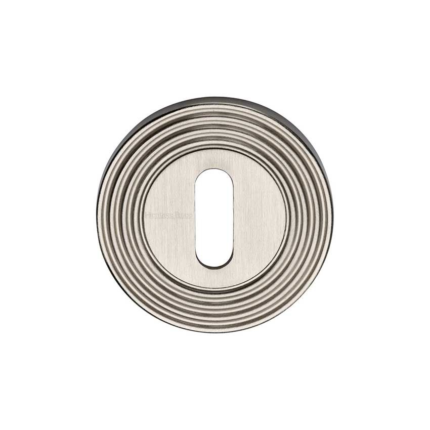 Picture of Reeded Standard Profile Escutcheon in Satin Nickel - RR4000-SN
