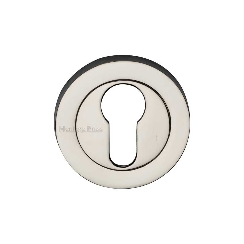 Picture of Euro Profile Cylinder Escutcheon in Polished Nickel Finish - RS2004-PNF