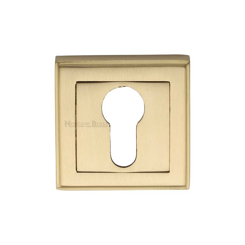 Picture of Art Deco Euro Profile Escutcheon - DEC7020-SB