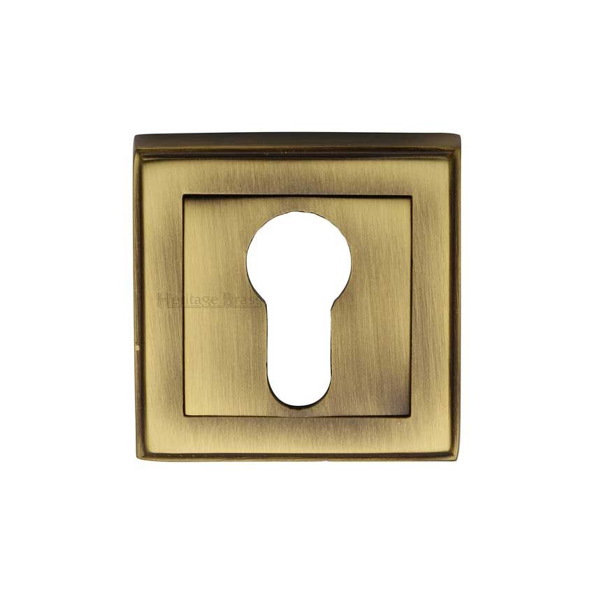 Picture of Art Deco Euro Profile Escutcheon - DEC7020AT