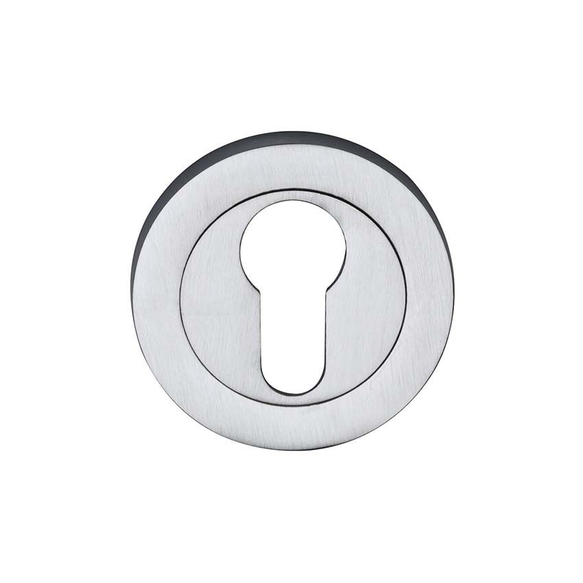 Picture of Euro Profile Cylinder Escutcheon in Satin Chrome Finish - RS2004-SC