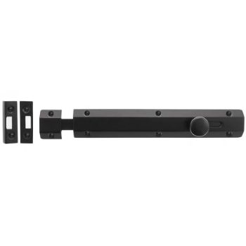 Door Bolt Flat 8" in matt black finish - ASB8MB Picture of Door Bolt Flat 8" in matt black finish - ASB8MB