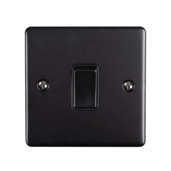 1 Gang 10Amp Intermediate Switch In Matt Black - ENINTMBB Picture of 1 Gang 10Amp Intermediate Switch In Matt Black - ENINTMBB
