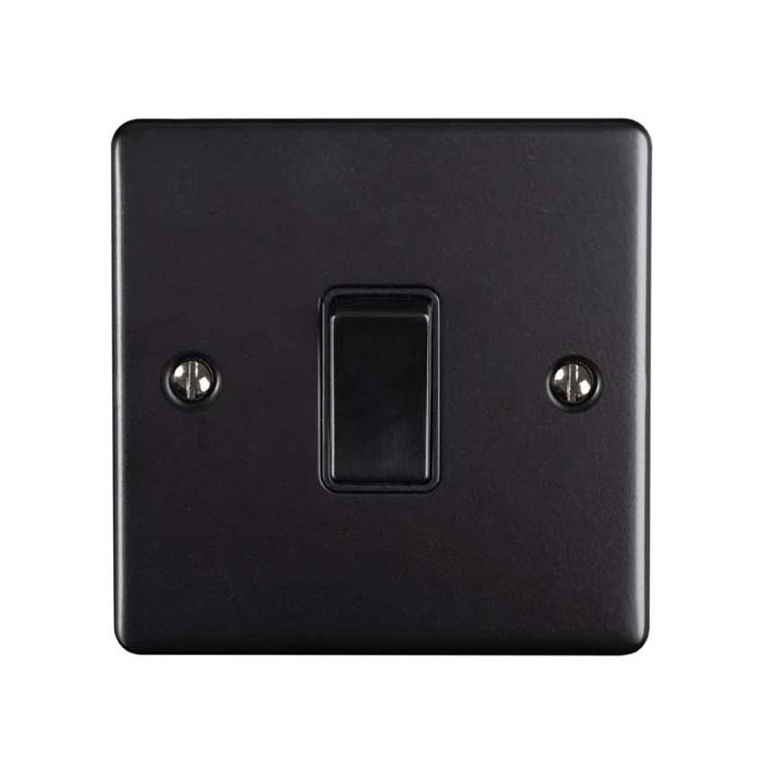 Picture of 1 Gang 10Amp Intermediate Switch In Matt Black - ENINTMBB