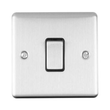 Picture of 1 Gang 10Amp Intermediate Switch In Satin Stainless Steel - ENINTSSB