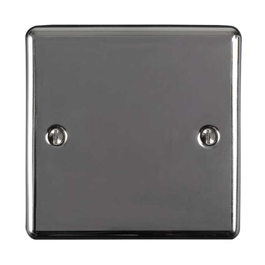 Picture of Single Blank Plate In Black Nickel - EN1BBN