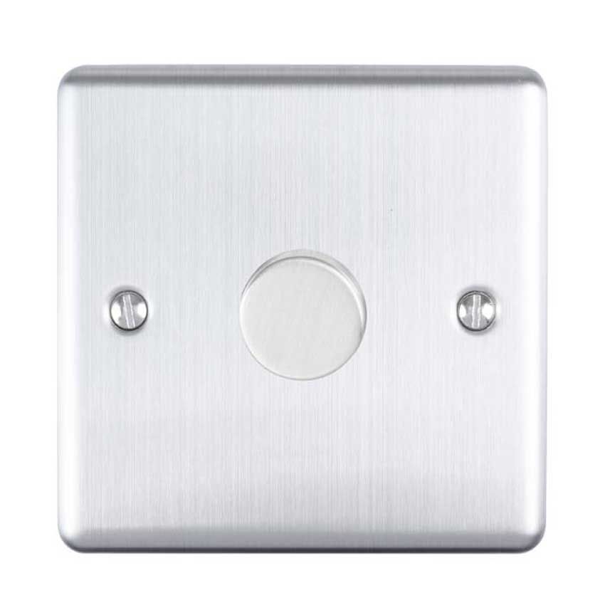 Picture of 1 Gang 400W/Led 2Way Dimmer Switch Satin Enhance Range  - EN1DLEDSS