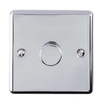 1 Gang 400W/Led 2Way Dimmer Switch Polished Chrome Enhance Range  - EN1DLEDPC Picture of 1 Gang 400W/Led 2Way Dimmer Switch Polished Chrome Enhance Range  - EN1DLEDPC