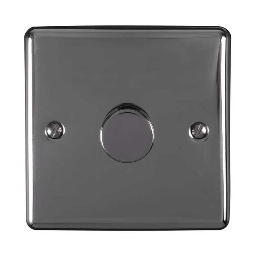 Picture of 1 Gang 400W/Led 2Way Dimmer Switch In Black Nickel  - EN1DLEDBN