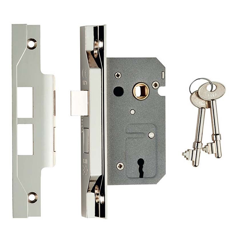 Picture of Eurospec rebated sash locks for internal double doors - LSE5225EB