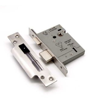 Satin SS BS3621 5 Lever Sash Lock - LSB5530SSS Picture of Satin SS BS3621 5 Lever Sash Lock - LSB5530SSS