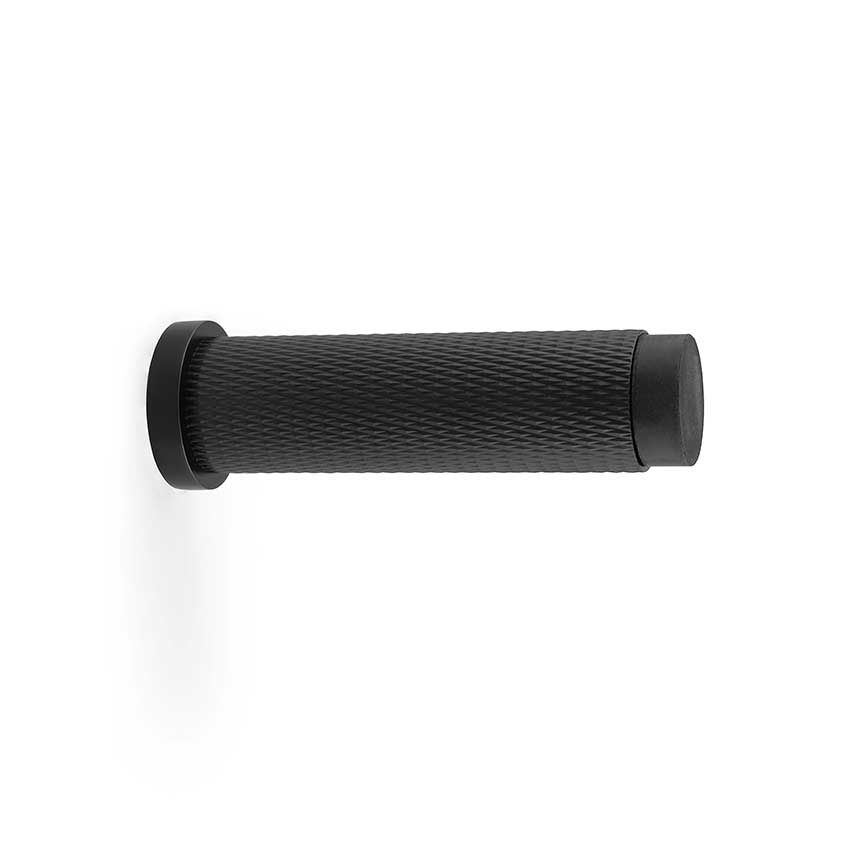 Picture of Alexander and Wilks knurled cylinder door stop - AW600-75-BL