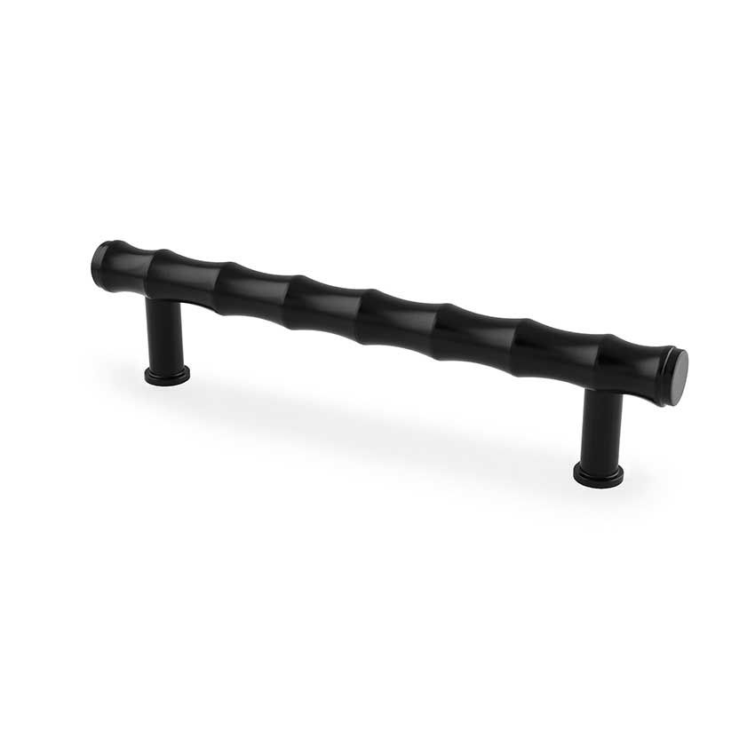 Picture of Bamboo T-bar Pull Handle in Matt Black - AW809B-160-BL