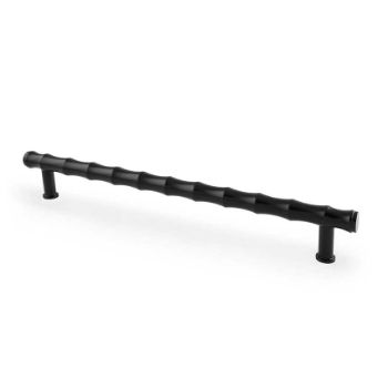 Picture of Bamboo T-bar Pull Handle in Matt Black - AW809B-160-BL