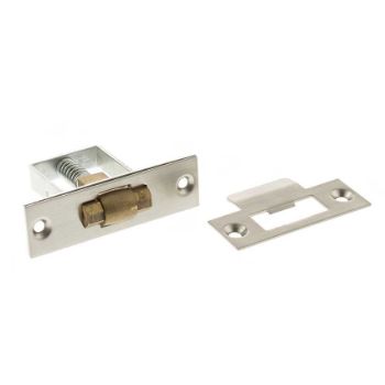 Satin nickel roller catch