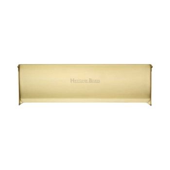 280 x 83mm Satin Brass Letter Plate Tidy - V860-280-SB Picture of 280 x 83mm Satin Brass Letter Plate Tidy - V860-280-SB