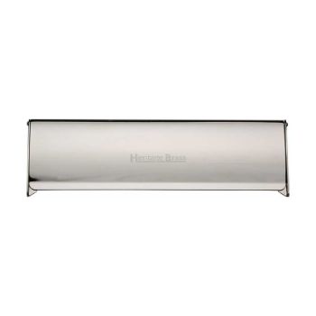 280 x 83mm Polished Nickel Letter Plate Tidy - V860-280-PNF Picture of 280 x 83mm Polished Nickel Letter Plate Tidy - V860-280-PNF