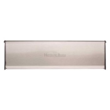 299 x 81mm Satin Nickel Letter Plate Tidy - V860-299-SN Picture of 299 x 81mm Satin Nickel Letter Plate Tidy - V860-299-SN