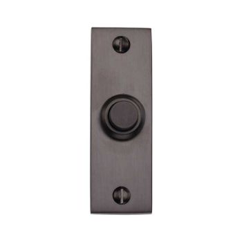 Heritage Brass Rectangular Bell Push 3" x 1" Matt Bronze finish - V1182-MB Picture of Heritage Brass Rectangular Bell Push 3" x 1" Matt Bronze finish - V1182-MB