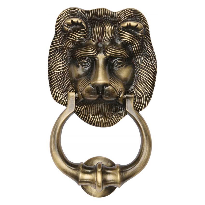 Picture of Lion's Head Door Knocker - K1210-AT