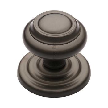 Centre Door Knob Round Design In Matt Bronze Finish - V905-MB Picture of Centre Door Knob Round Design In Matt Bronze Finish - V905-MB