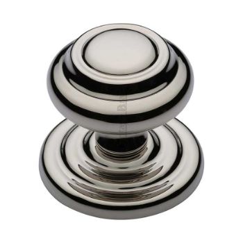 Centre Door Knob Round Design In Polished Nickel Finish - V905-PNF Picture of Centre Door Knob Round Design In Polished Nickel Finish - V905-PNF