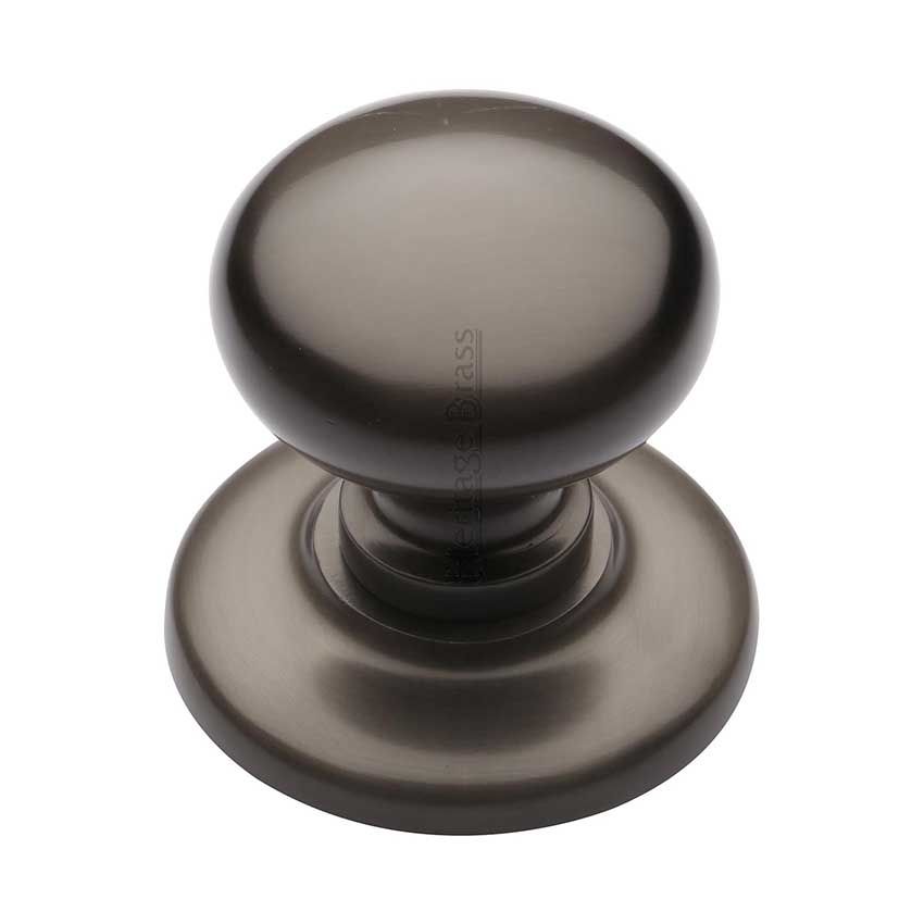 Picture of Centre Door Knob, Round Design In Matt Bronze Finish - V901-MB