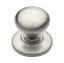 Centre Door Knob, Round Design In Satin Nickel Finish - V901-SN Picture of Centre Door Knob, Round Design In Satin Nickel Finish - V901-SN