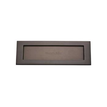 254mm x 79mm Sprung Flap  Letterplate In Matt Bronze Finish - V850 254-MB Picture of 254mm x 79mm Sprung Flap  Letterplate In Matt Bronze Finish - V850 254-MB