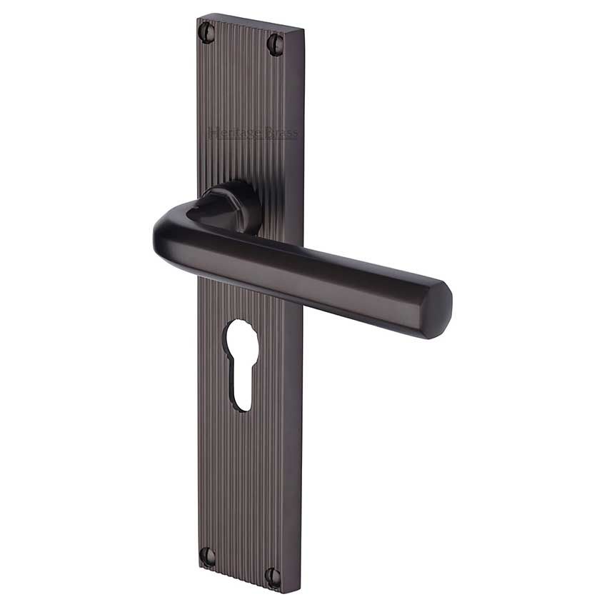 Picture of Octave Reeded Backplate Europrofile Matt Bronze Finish - RR3748-MB